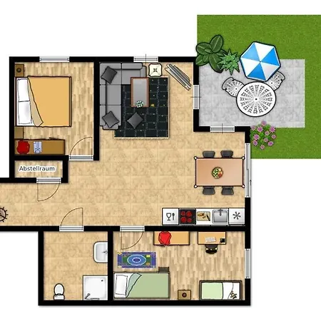 Appartement Haus Undine 04